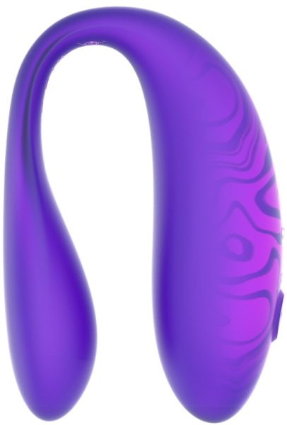 Парный вибромассажер TWIN+  Purple с управлением через приложение