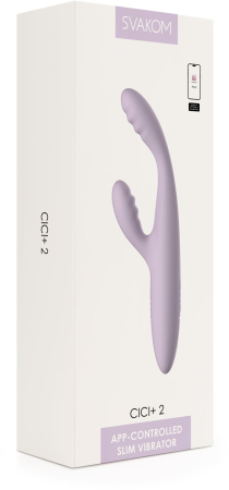 Интерактивный вибростимулятор-кролик SVAKOM Cici +2 с функцией нагрева