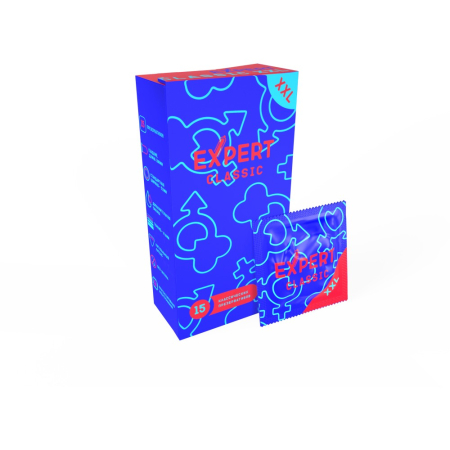 Презервативы увеличенного размера EXPERT Classic XXL (15 шт)