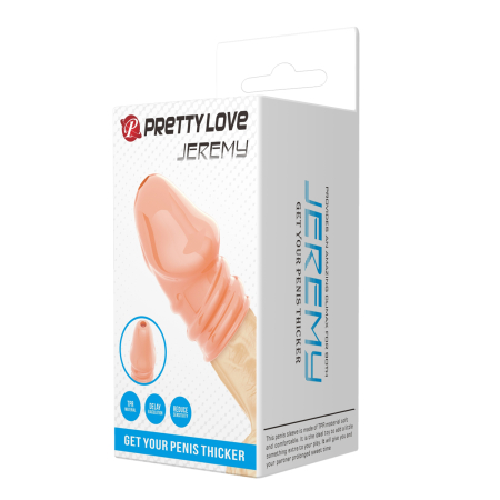 Рельефная насадка на пенис Pretty Love Jeremy