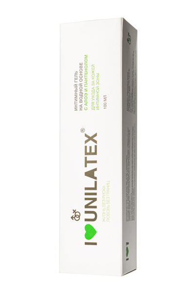 Интимный гель на водной основе Unilatex Aloe Vera + Пантенол (100 мл)