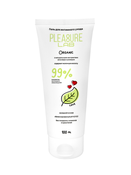 Интимный гель на водной основе Pleasure Lab Organic (100 мл)