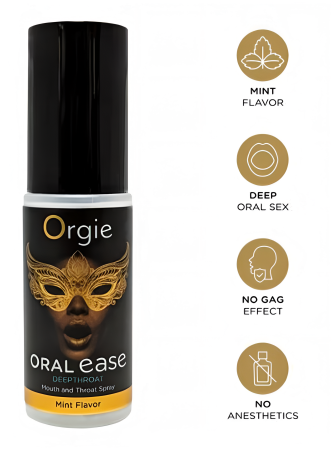 Оральный спрей для глубокого минета с охлаждающим эффектом ORGIE Oral Ease Deepthroat 15 мл