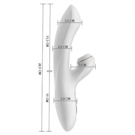 Вибратор с вакуумно-волновым стимулятором клитора Pro+ G-Spot Satisfyer