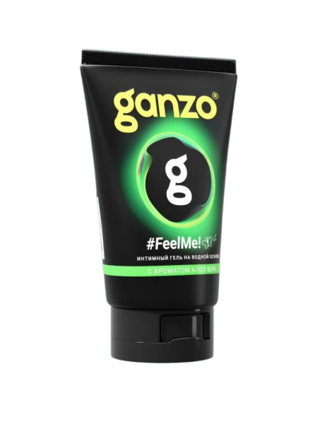 Интимная смазка на водной основе GANZO Feel me лубрикант с ароматом алоэ вера (100 мл)