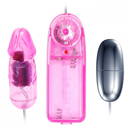 Двойная вибро-пуля с пультом управления Baile