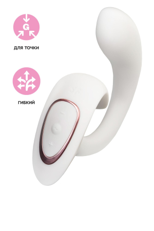 Вагинально-клиторальный вибратор Satisfyer G for Goddess 1 белый