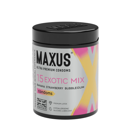 Презервативы MAXUS Exotic Mix X-Edition 15 шт