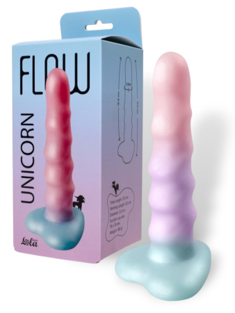Нереалистичный фаллоимитатор Unicorn Light Lola