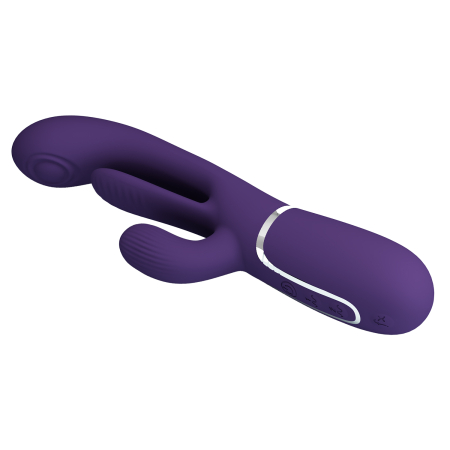 Вибратор с тремя стимуляторами фиолетовый Pretty Love Twinkled Tenderness
