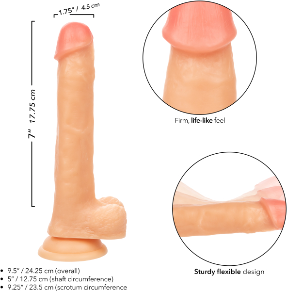 Фалоимитатор реалистичный на присоске Working Stiff The Cabana Boy