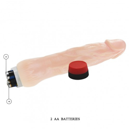 Вибратор с ярковыраженными венами Rockin Dong Baile 22 см