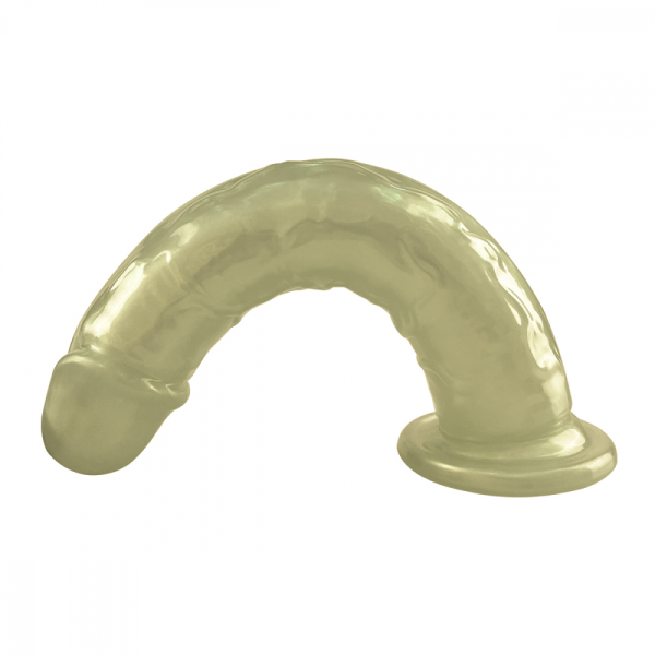 Перламутровый золотистый фаллоимитатор на присоске South Sea Pearl