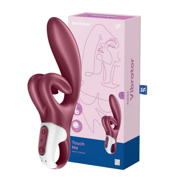 Вибратор-кролик бордовый Touch Me Satisfyer 