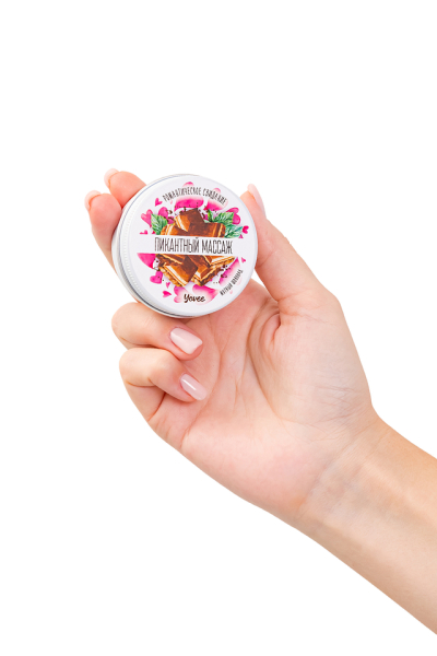 Массажная свеча Yovee Романтическое свидание «Пикантный массаж» с ароматом мятного шоколада (30 мл)