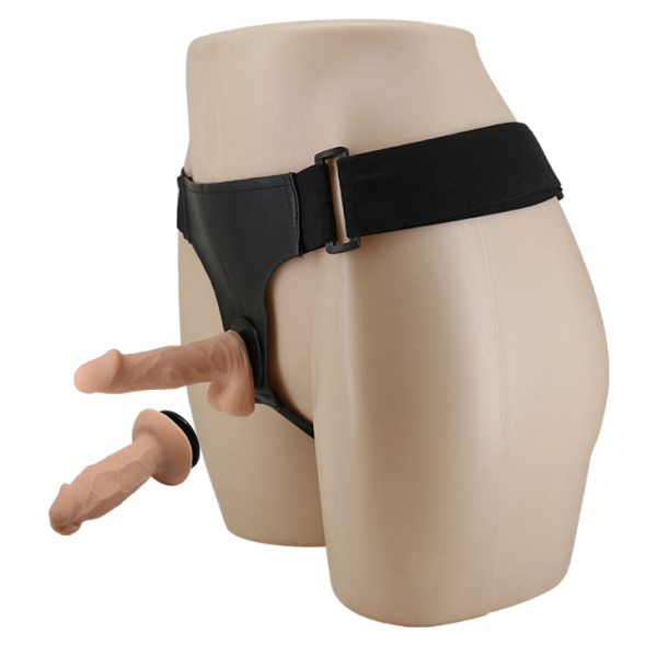 Страпон на трусиках с двумя сменными насадками Baile Jessica Strap On