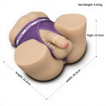 Реалистичный мастурбатор с анусом и фаллоимитатором Streetgirl's №16