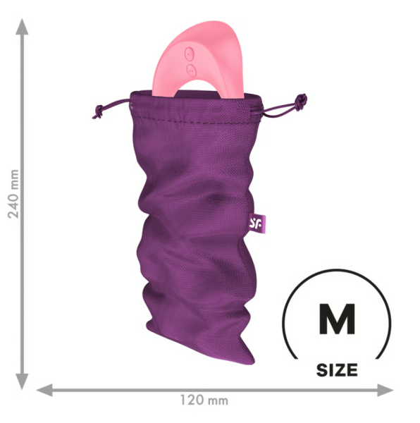 Мешочек для хранения секс игрушек фиолетовый Treasure Bag, M Satisfyer 