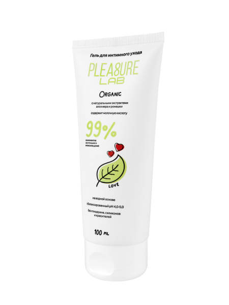 Интимный гель на водной основе Pleasure Lab Organic (100 мл)