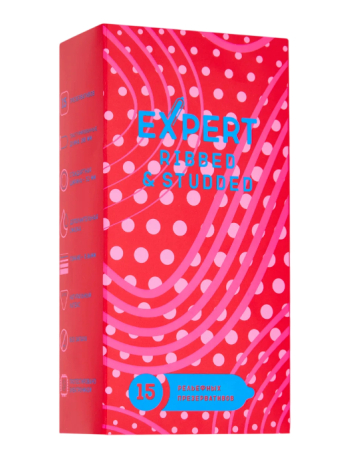 Презервативы ребристо-точечные EXPERT Ribbed-Studded (15 шт)