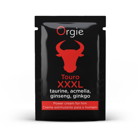 Возбуждающий крем для мужчин с эффектом вибрации ORGIE Touro XXXL 1 мл