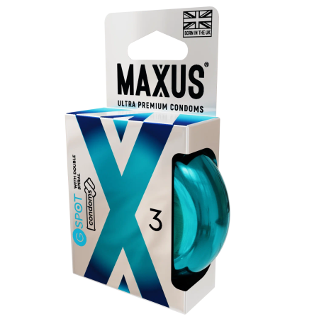 Презервативы гладкие двойная спираль Maxus G Spot X-Edition (3шт)