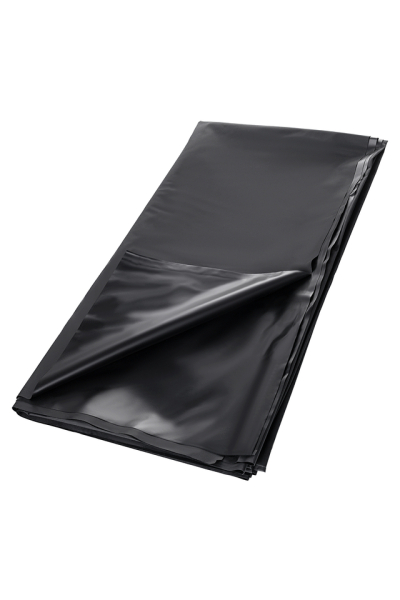 Простыня для секса Black&Red черная