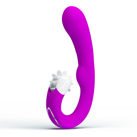 Перезаряжаемый вибратор-кролик Pretty Love Magic Tongue