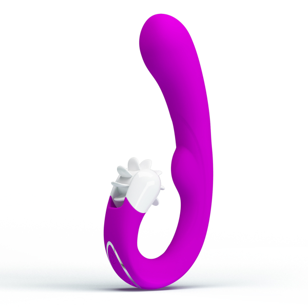 Перезаряжаемый вибратор-кролик Pretty Love Magic Tongue