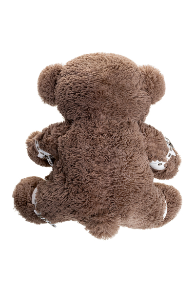 Бондажный набор Pecado "Медведь бурый": белые оковы и наручники