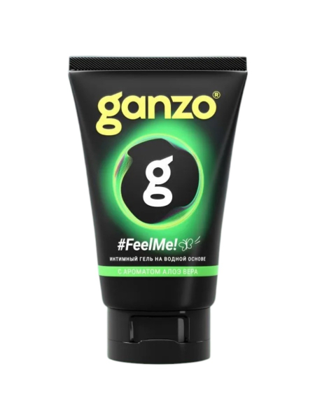 Интимная смазка на водной основе GANZO Feel me лубрикант с ароматом алоэ вера (100 мл)
