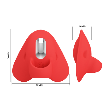 Вибратор на палец Pretty Love Carnation