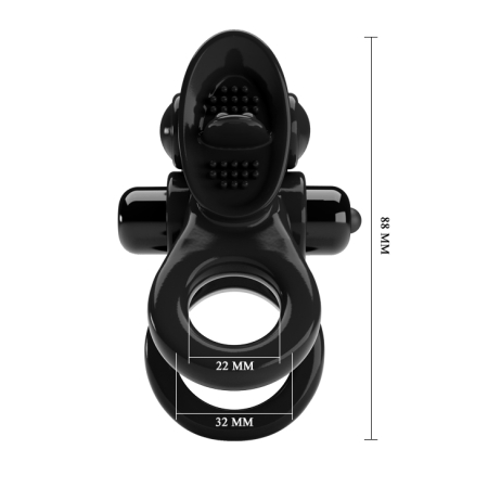 Двойное эрекционное виброкольцо Pretty Love 