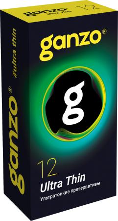 Презервативы ультратонкие Ganzo Ultra thin (12 шт)