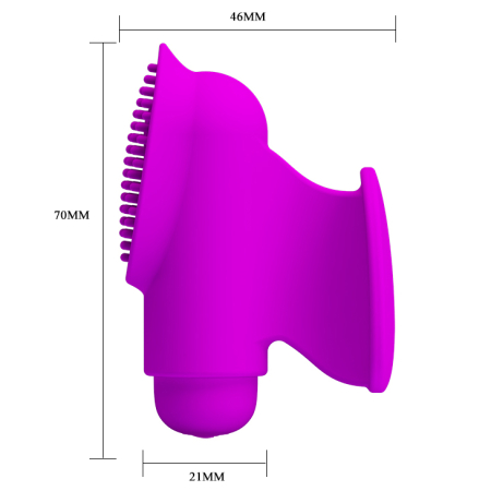 Перезаряжаемый вибростимулятор со сменными насадками Pretty Love