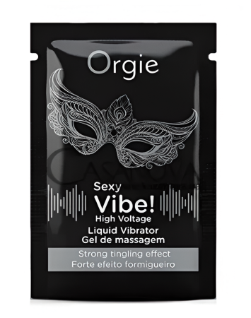 Жидкий вибратор с усиленным эффектом вибрации ORGIE Sexy Vibe High Voltage 1 мл