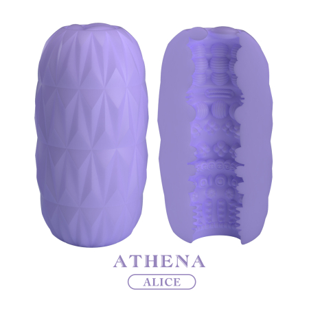 Мастурбатор-пуля с двусторонней текстурой фиолетовый Pretty Love Athena Alice 