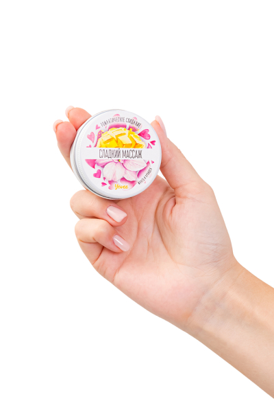 Массажная свеча Yovee Романтическое свидание «Сладкий массаж» с ароматом манго и орхидеи (30 мл)