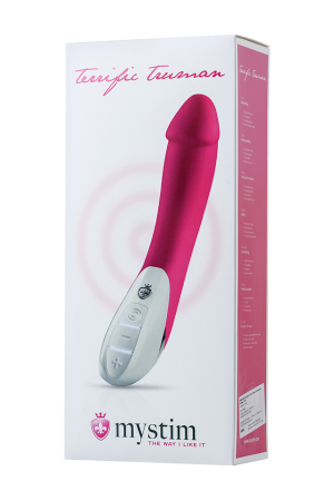 Вибратор перезаряжаемый Mystim Terrific Truman вишневый