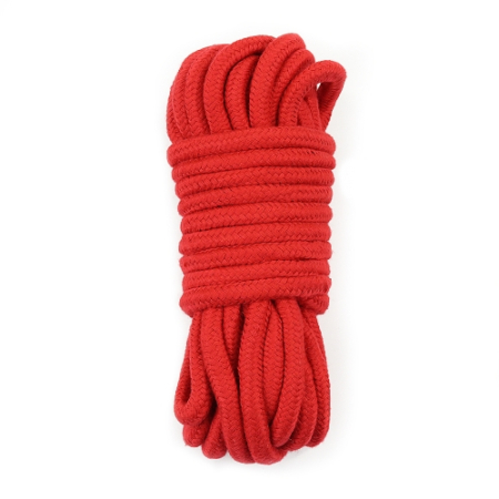 Красная веревка для бондажа Fetish Bondage Rope 10 метров