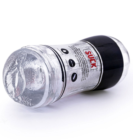 Мастурбатор в колбе прозрачный Suck