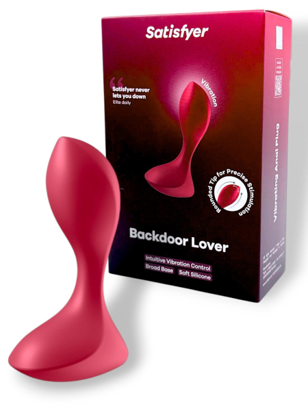 Вибромассажер простаты красный Backdoor Lover Satisfyer 