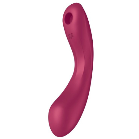 Вакуумный вибростимулятор для клитора и точки G розовый Curvy Trinity 1 Satisfyer 