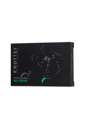 Капсулы для мужчин для повышения либидо Erotist SEX DRIVE, 10 капсул