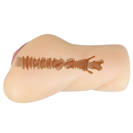 Мастурбатор-вагина реалистичный телесный Crazy Bull Eliana