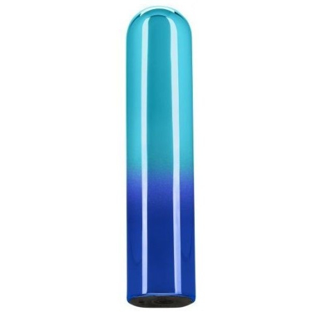 Перезаряжаемый мини-вибратор голубой Glam Vibe