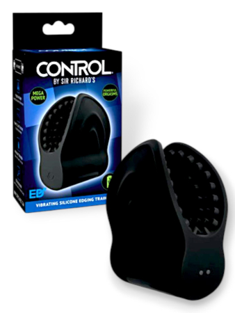 Нереалистичный мастурбатор с вибрацией Vibrating Silicone Edging Trainer