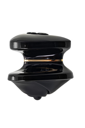 Вибратор с электростимуляцией черный Mystim Heart ́s Desire