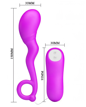 Виброяйцо необычной формы Pretty Love Elowen