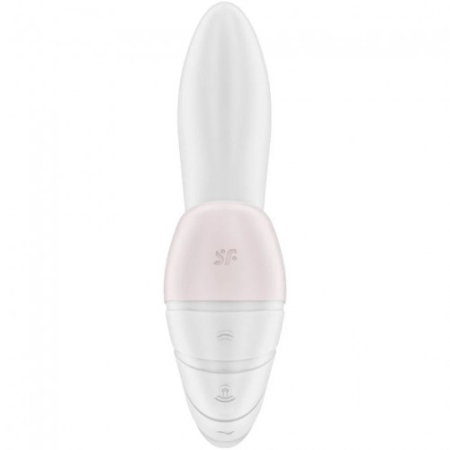 Вибратор с вакуумно-волновым стимулятором клитора белый Supernova Satisfyer 